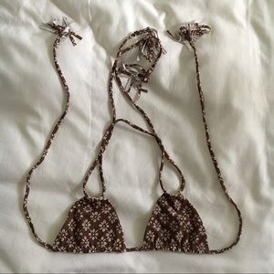 Acacia swimwear cannons top size XS